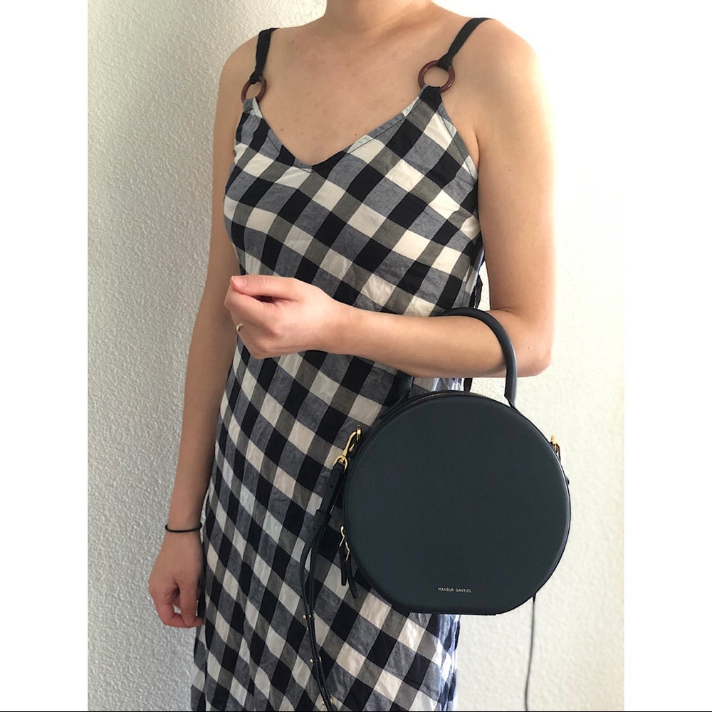 Mansur gavriel circle bag - Navy small size